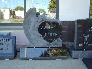 Mausoleums — Angel and Heart Shape Gravestone in Cheektowaga, NY