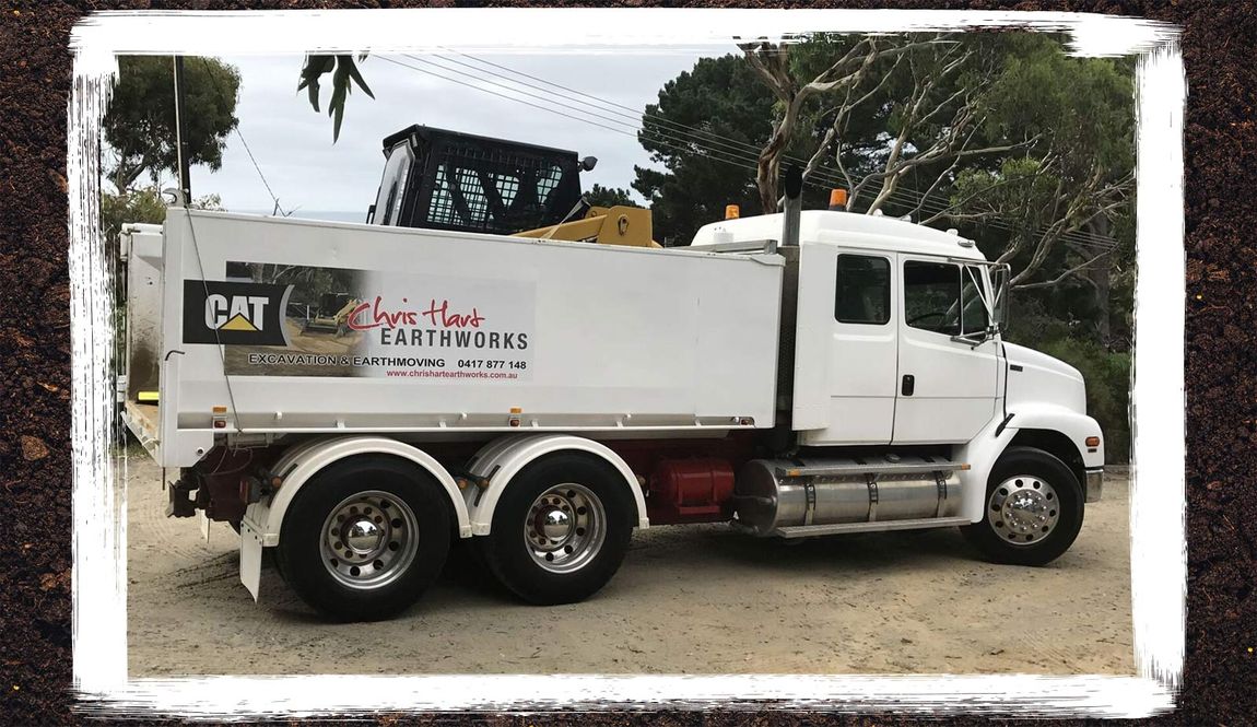 Chris Hart Excavations Truck