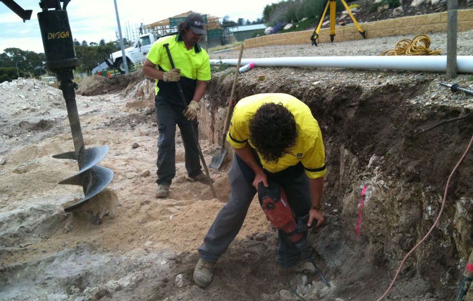crew at work