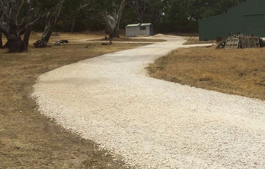 gravel path