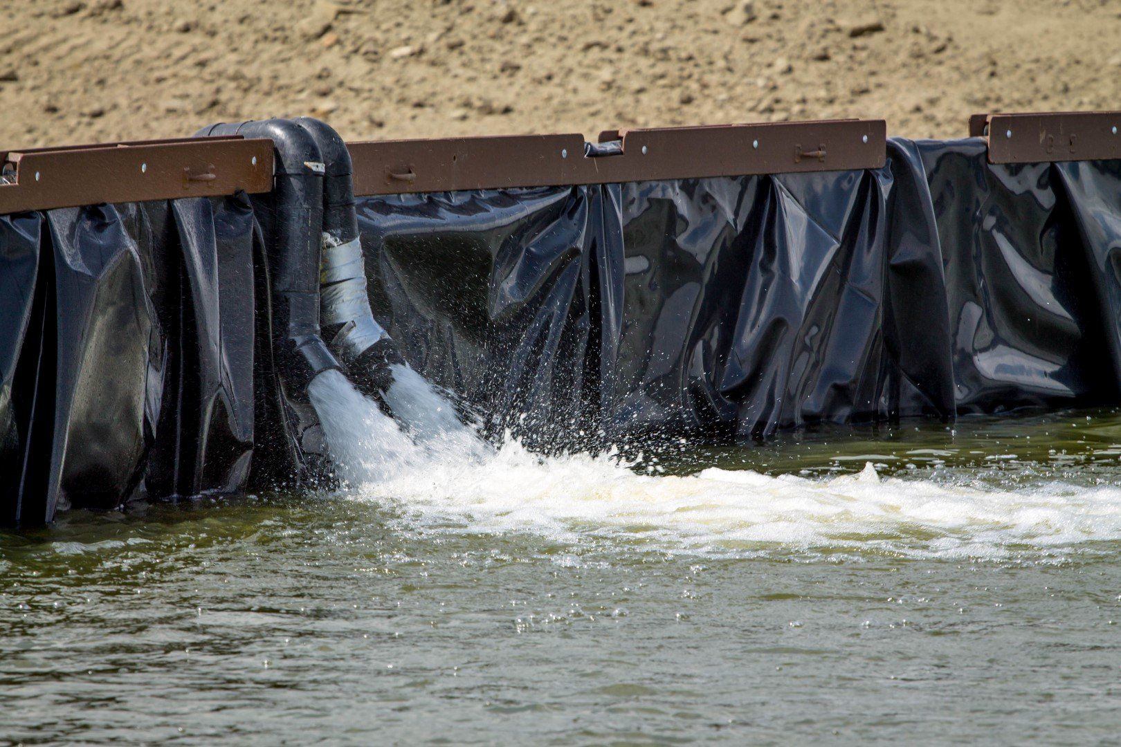 Water on a big storage