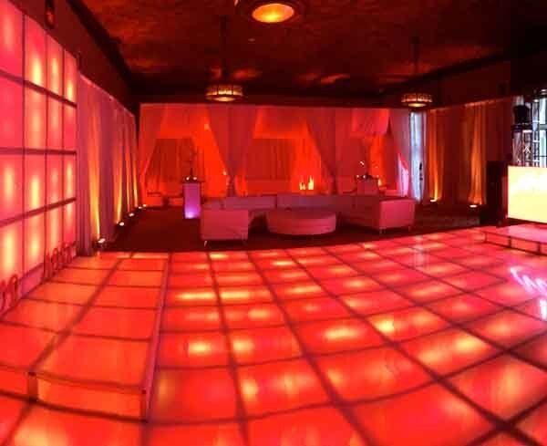 chairs by dance floor