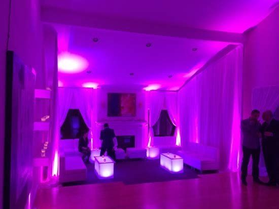 lounge party furniture and decor