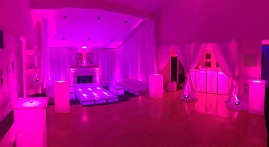 deep purple lighting
