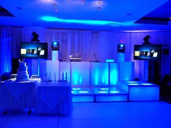 blue dj setup