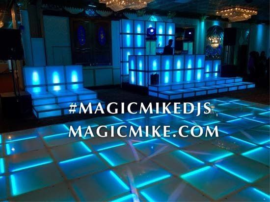 magic mike dj blue lighting