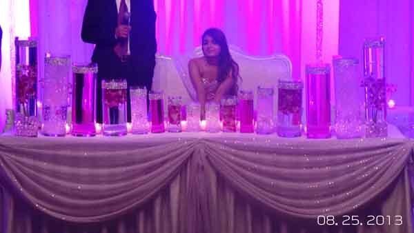 girl at sweet sixteen party