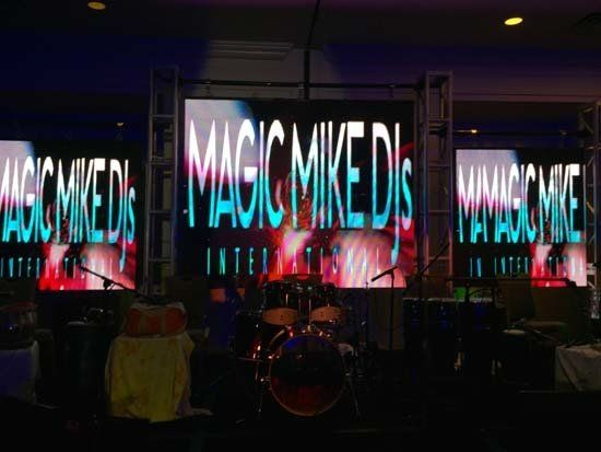 led tv screens at party