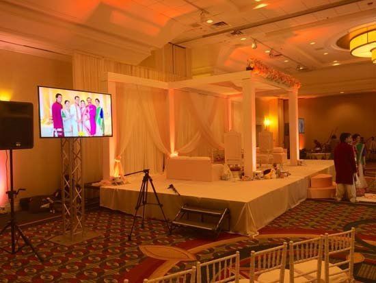 stage at party