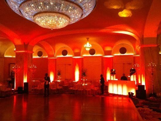 red dance floor