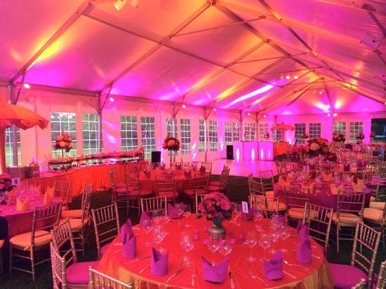 pink lighting