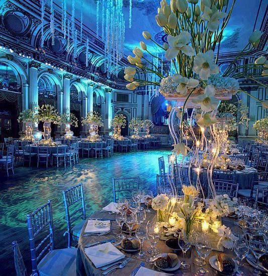 blue lighting