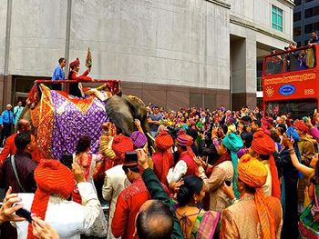 Indian wedding party