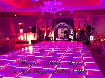 pink dance floor
