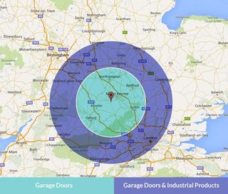 Coverage area for GT Automation