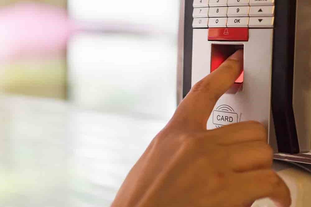 Finger print scanner — Security Images in Booral, QLD
