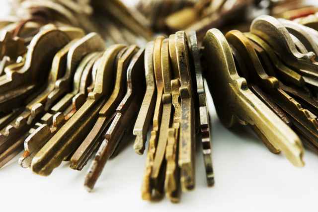 Gold keys — Security Images in Booral, QLD