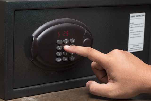 Vault with digital password — Security Images in Booral, QLD