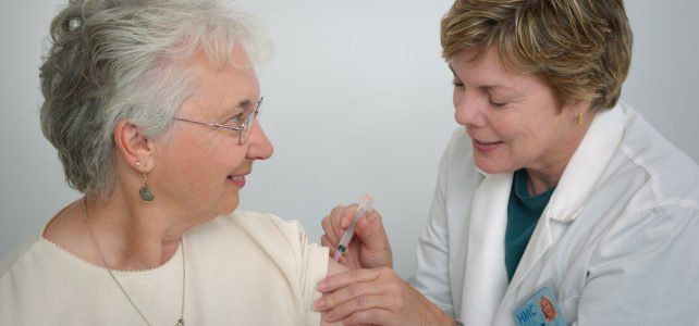Doctor Giving Patient Injection — San Marcos, CA — Care Choice Home Care Doctor Giving Patient Injection — San Marcos, CA — Care Choice Home Care
