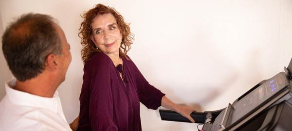 Senior Running in Machine Treadmill — San Marcos, CA — Care Choice Home Care