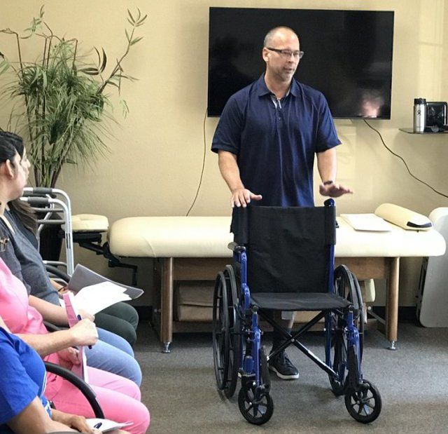 Caregiver Having Seminar — San Marcos, CA — Care Choice Home Care Caregiver Having Seminar — San Marcos, CA — Care Choice Home Care