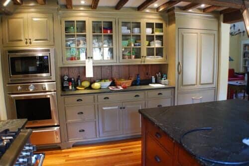 glass cabinets - Roger S Wright Furniture LTD, Blooming Glen, PA.