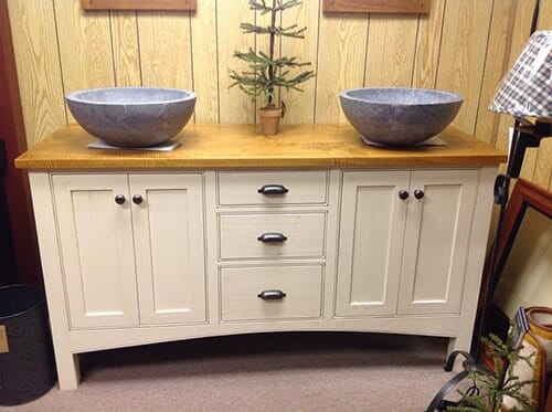 custom made sink - Roger S Wright Furniture LTD, Blooming Glen, PA.