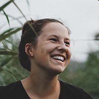 woman smiling