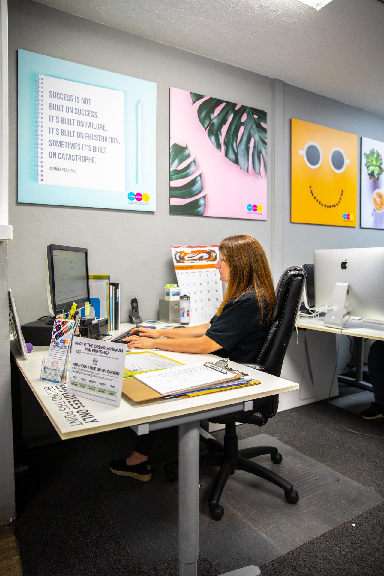 In-house graphic designer for printing projects