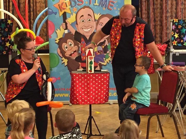 Derek doing a show