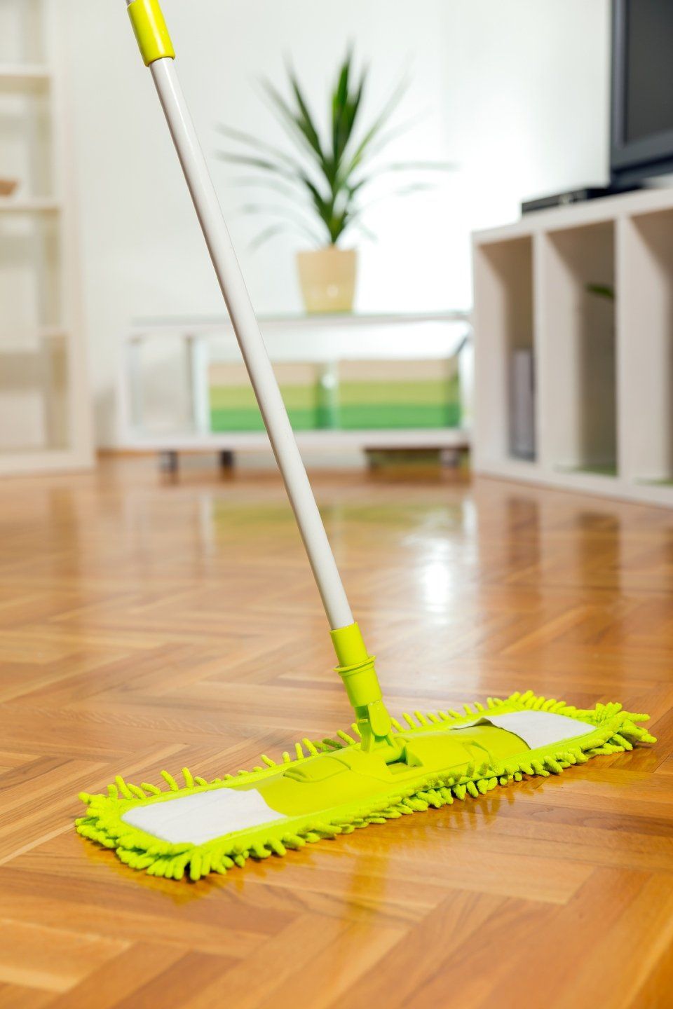 pulizia del parquet