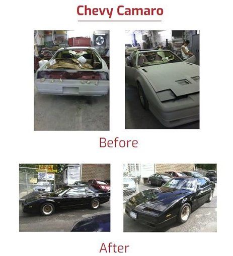 Before and After Chevy Camaro — Staten Island, NY — Nu-Dimensions Auto Body Before and After Chevy Camaro — Staten Island, NY — Nu-Dimensions Auto Body