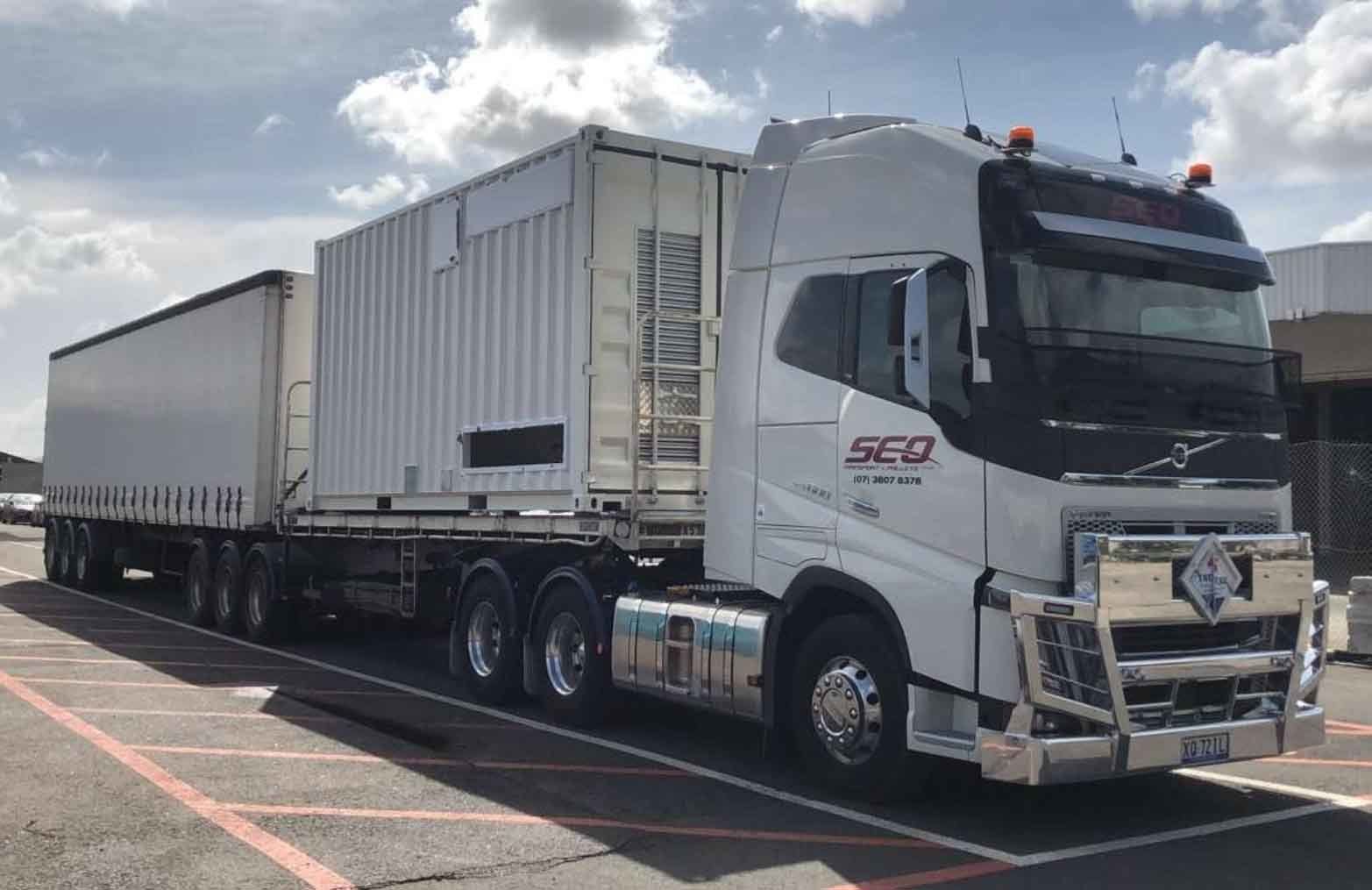 Large semi truck