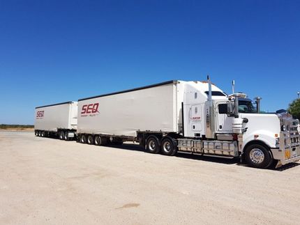 large white truck