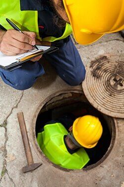 Sewer Inspect Drainage - Drain Cleaning service underway in Elkhart, IN Sewer Inspect Drainage - Drain Cleaning service underway in Elkhart, IN