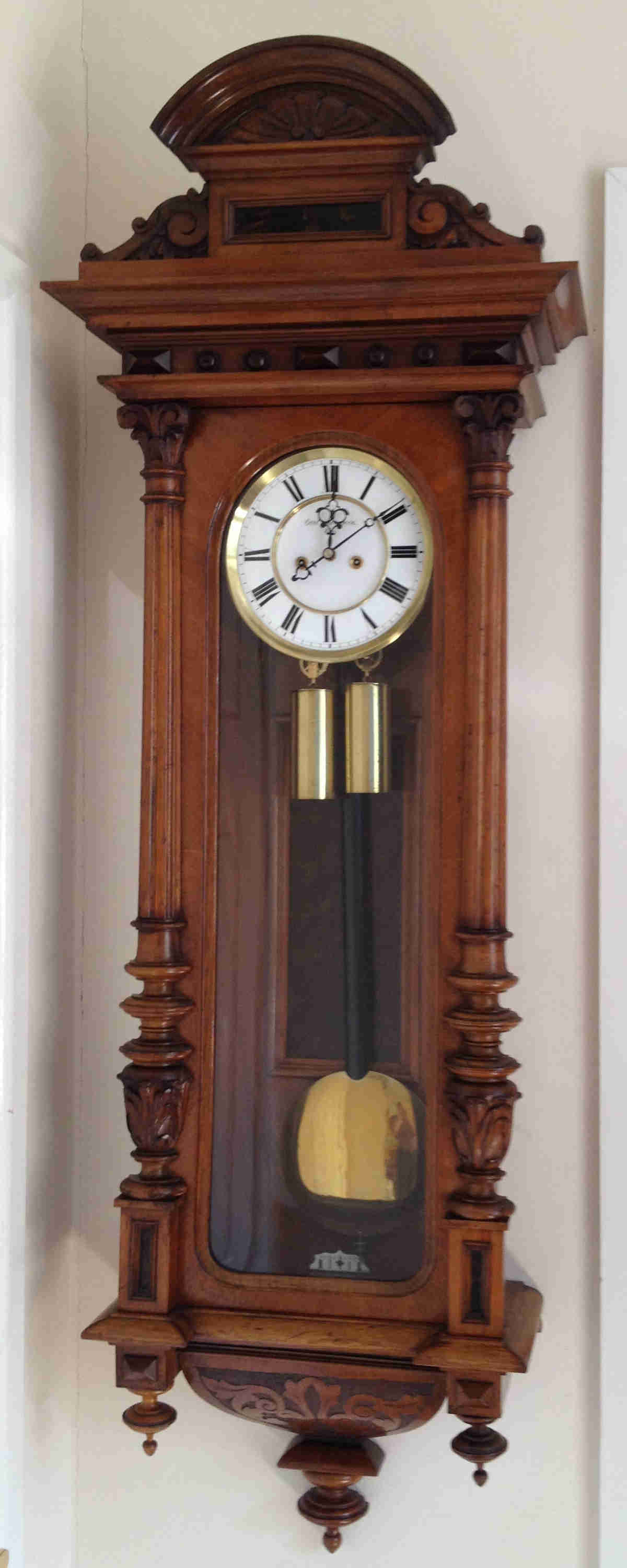 Striking Vienna Regulator by Morance