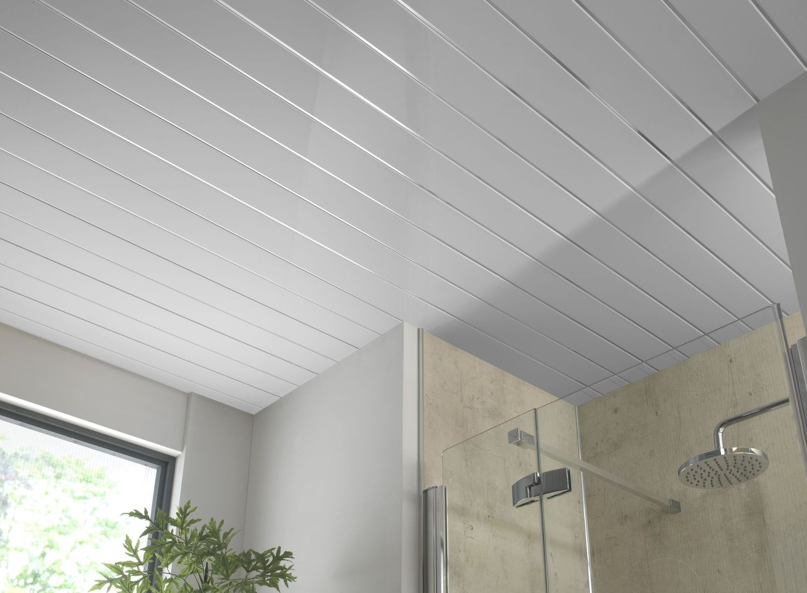 Basix White Silver Embedded High Gloss