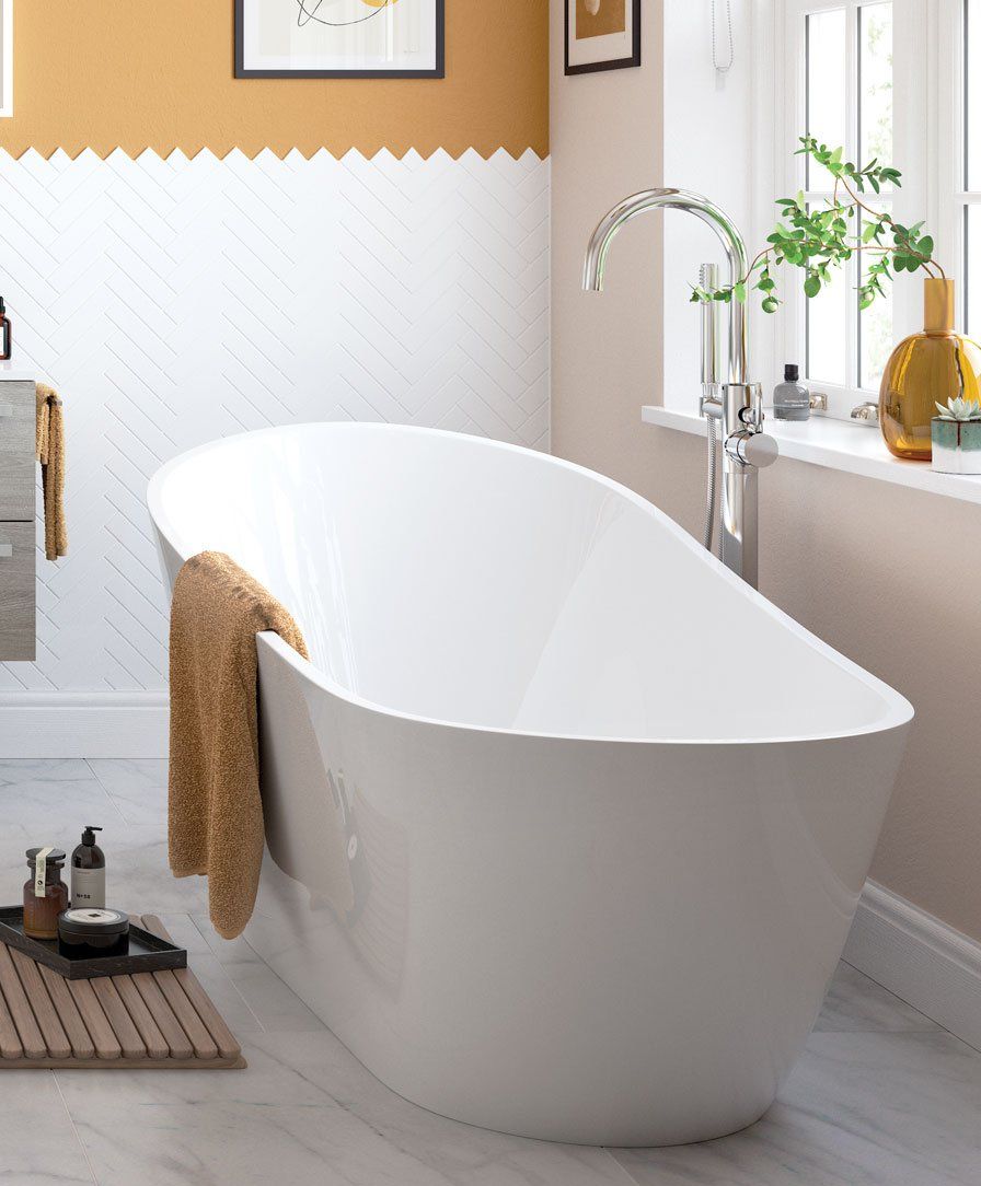 Bathrooms to love double white sink