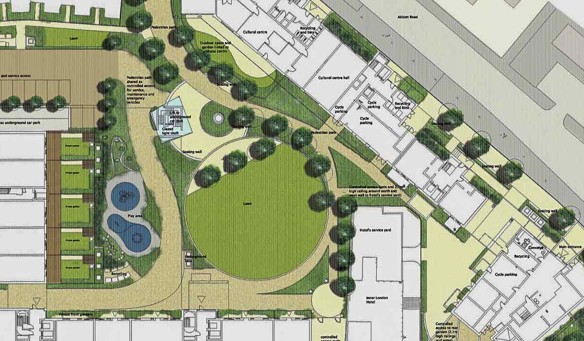 landscape masterplan drawing