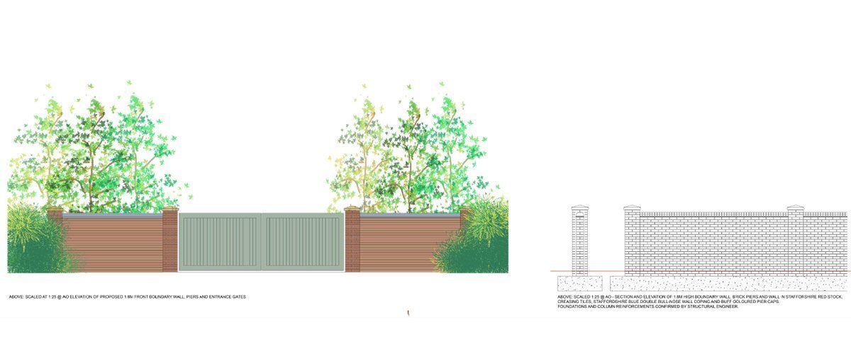 garden design drawings, newcastle upon tyne