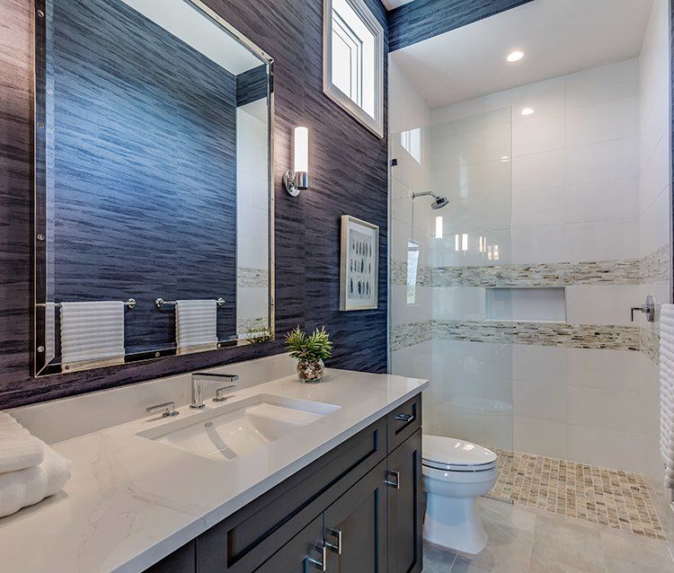 Modern Bathroom — Elkhart, IN — Eby Plumbing Plus Inc Modern Bathroom — Elkhart, IN — Eby Plumbing Plus Inc