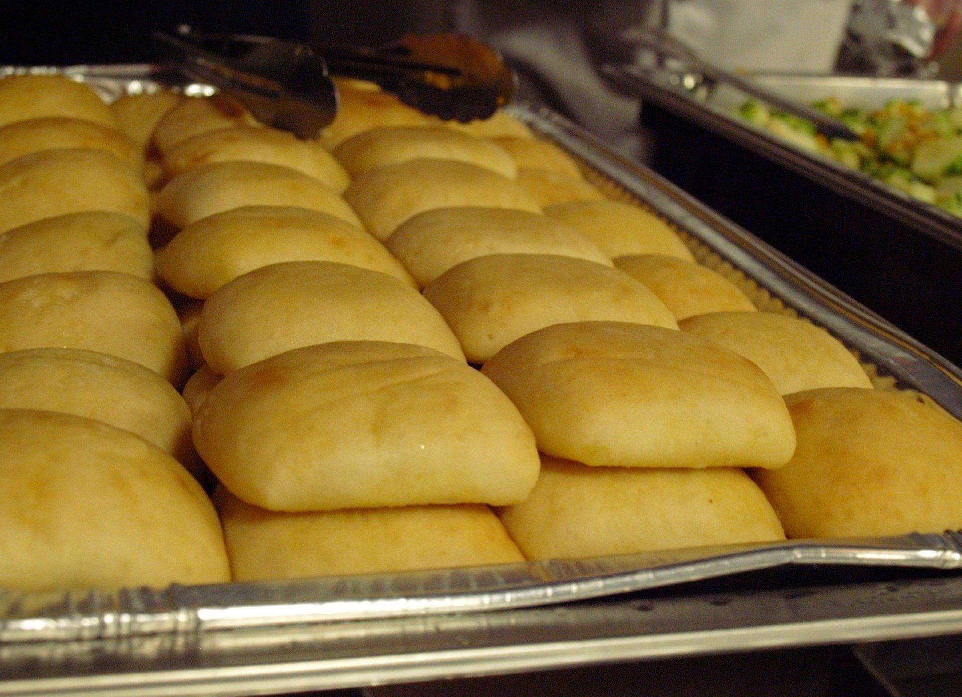 tray of fresh baked rolls