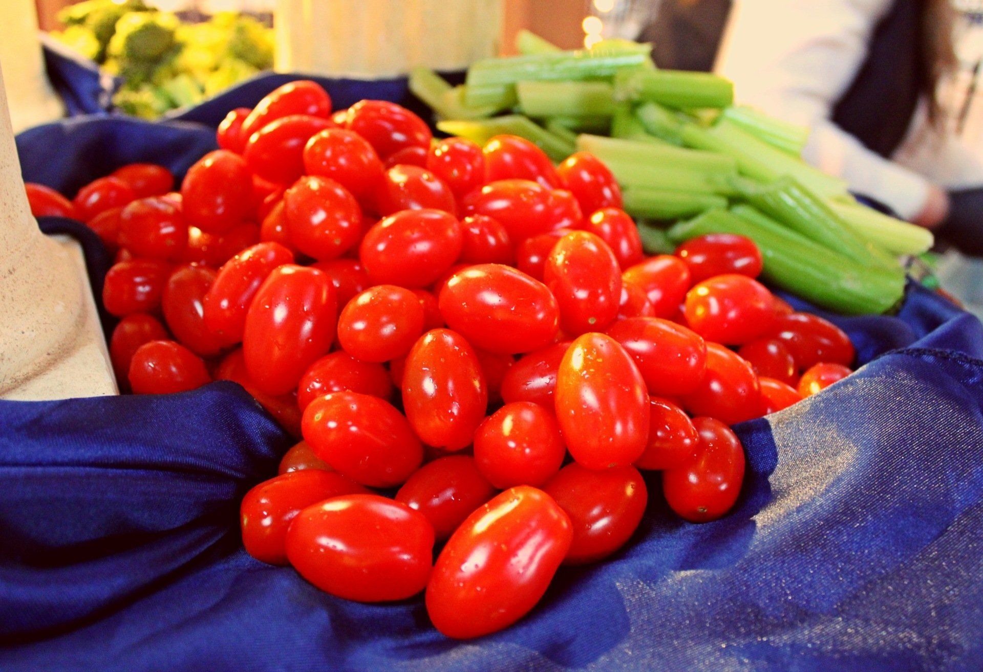vegetable display