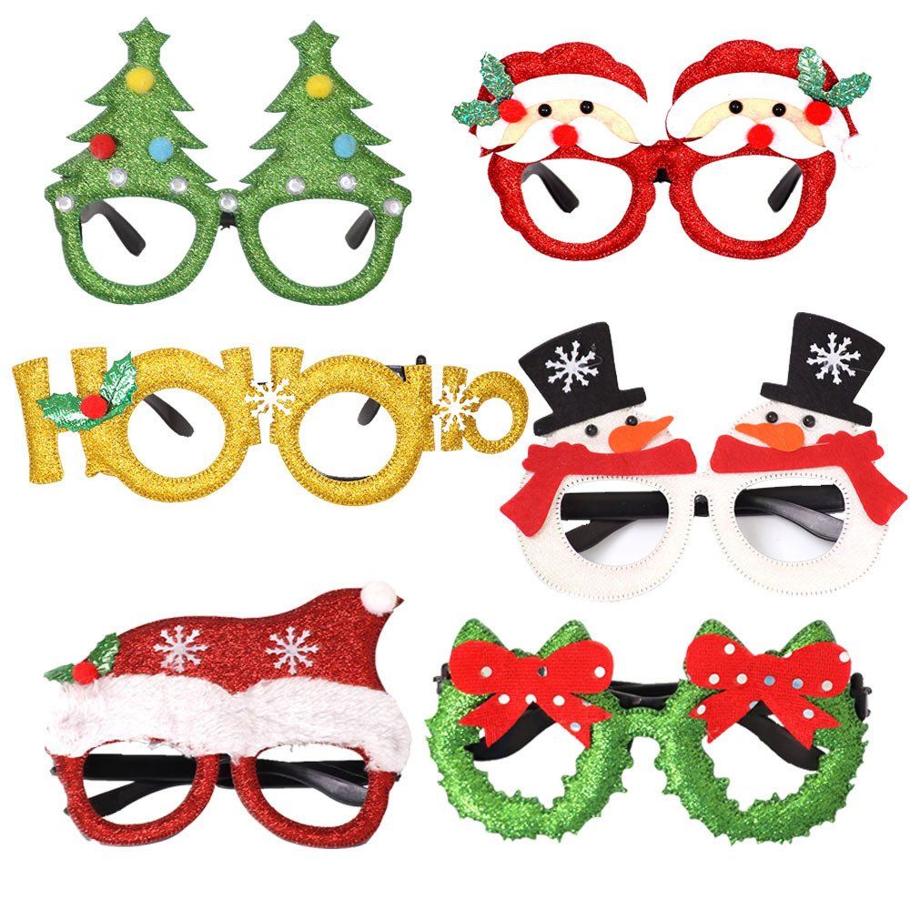 OCCHIALI DI NATALE CHRISTMAS FELT GLASSES