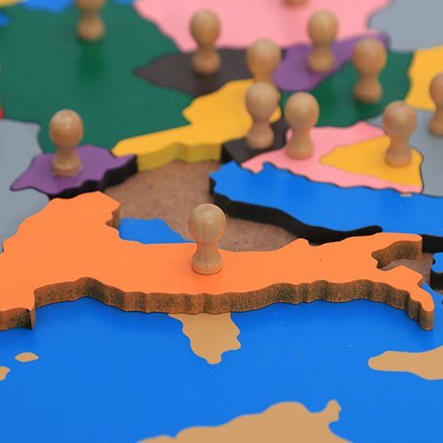 TAVOLA INCASTRI GEOGRAFIA MONTESSORI