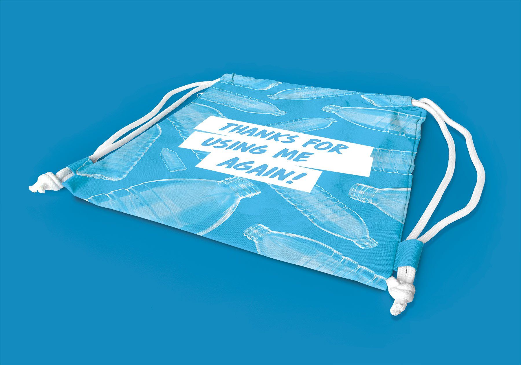 RPET DRAWSTRING BAG RPET ZAINO