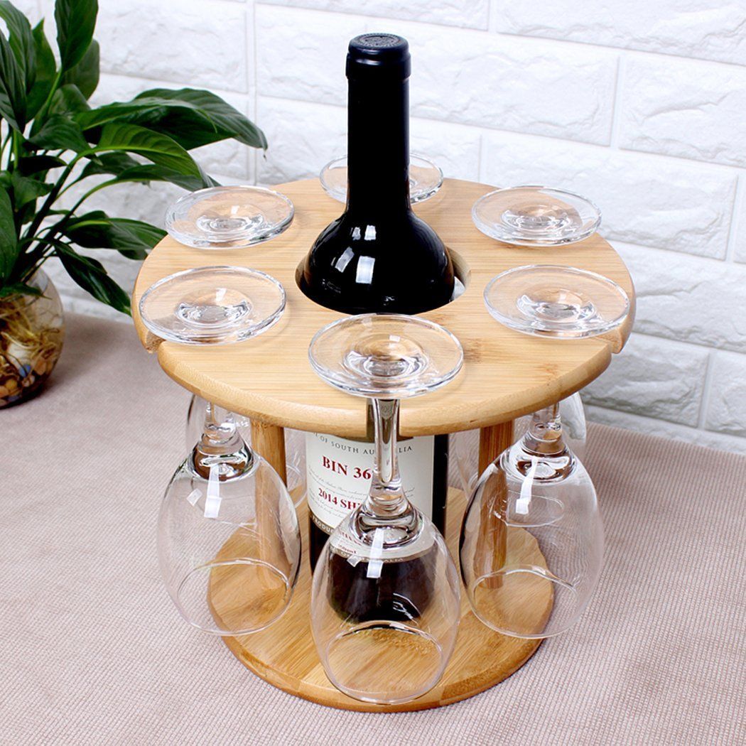 SUPPORTO PER VINO E BICCHIERI