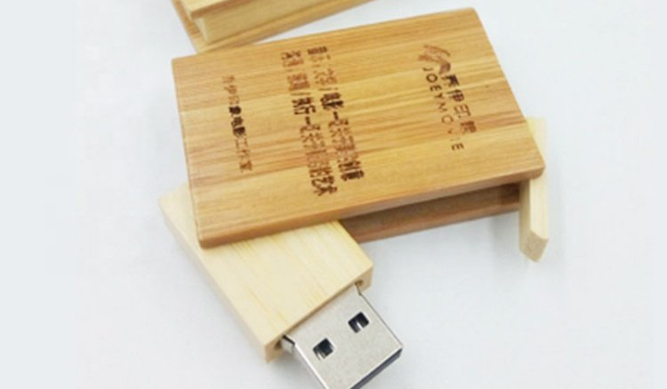 book wood usb drive