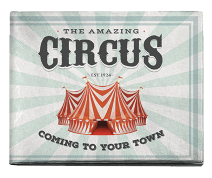 CIRCUS ECO FRIENDLY WALLET CIRCUS PORTAFOGLIO ECOLOGICO TYVEK