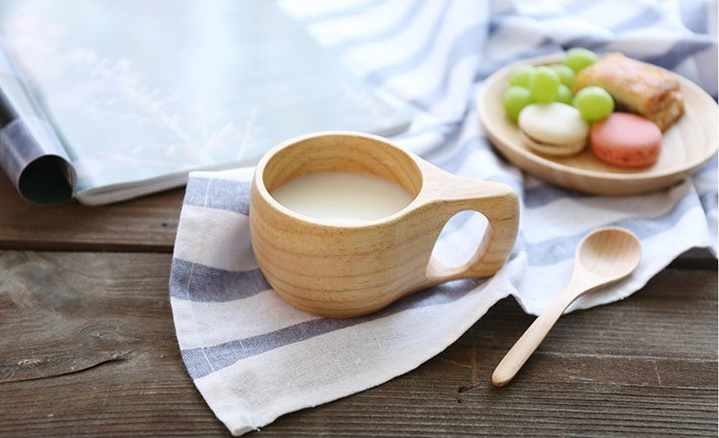 HAND TURNED MILK CUP MILK CUP